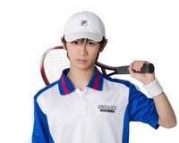 越前リョーマに扮した古田一紀。(c)許斐 剛／集英社・ＮＡＳ・新テニスの王子様プロジェクト (c)許斐 剛／集英社・テニミュ製作委員会