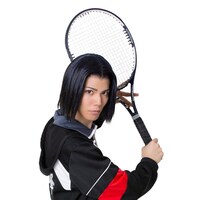 伊武深司に扮した健人。(c)許斐 剛／集英社・ＮＡＳ・新テニスの王子様プロジェクト (c)許斐 剛／集英社・テニミュ製作委員会