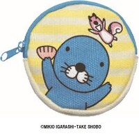 コインケース（ぼのぼのストライプ）。(c)M.I/T.S