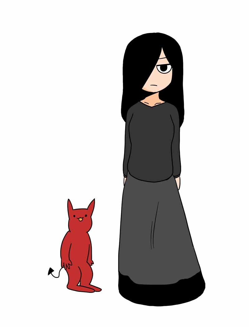 ニャロメロン、ヤンマガに初登場！使い魔描くショートギャグで