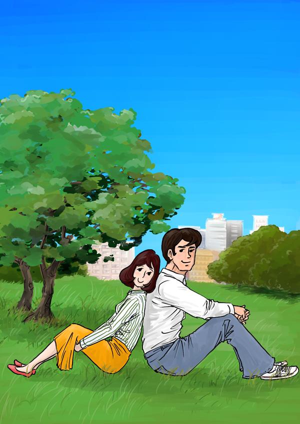 「マチコとスグル」カット (c)田中光/小学館