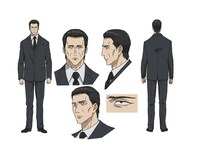 後藤（CV：井上和彦）のキャラクター設定画。 (c)岩明均／講談社・VAP・NTV・4cast