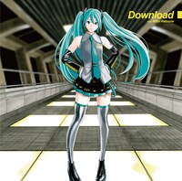 「Download feat.初音ミク」通常盤ジャケット
