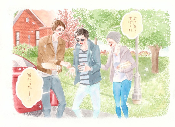 目黒あむによるイラスト。(c)目黒あむ／集英社別冊マーガレット