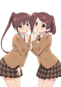 アニメ「kiss×sis」キービジュアル (c)ぢたま(某)・講談社／kiss×sis製作委員会