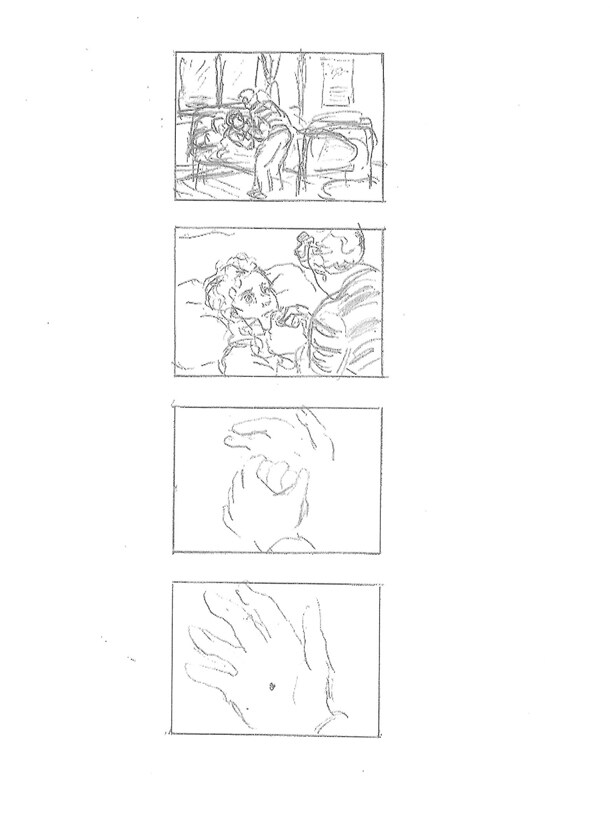 「マザー」Amazon限定DVDに付属する絵コンテの一部。(c)2014「マザー」製作委員会