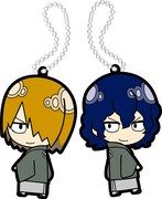 手嶋＆青八木の限定ラバーキーホルダー。(c) 渡辺航(週刊少年チャンピオン)／弱虫ペダルGR製作委員会