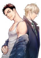 中川イツキによる作品カット。新政府のとある機関に所属するアレックスが、戦争により荒廃した街で暮らす男・レオと再会したことから動き出す物語を描く。