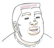 剛田猛男の設定画。(c)アルコ・河原和音/集英社・「俺物語!!」製作委員会