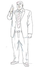 剛田猛男の設定画。(c)アルコ・河原和音／集英社・「俺物語!!」製作委員会