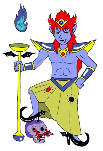 「THE魔王さま」のカット。(c)石原まこちん／集英社