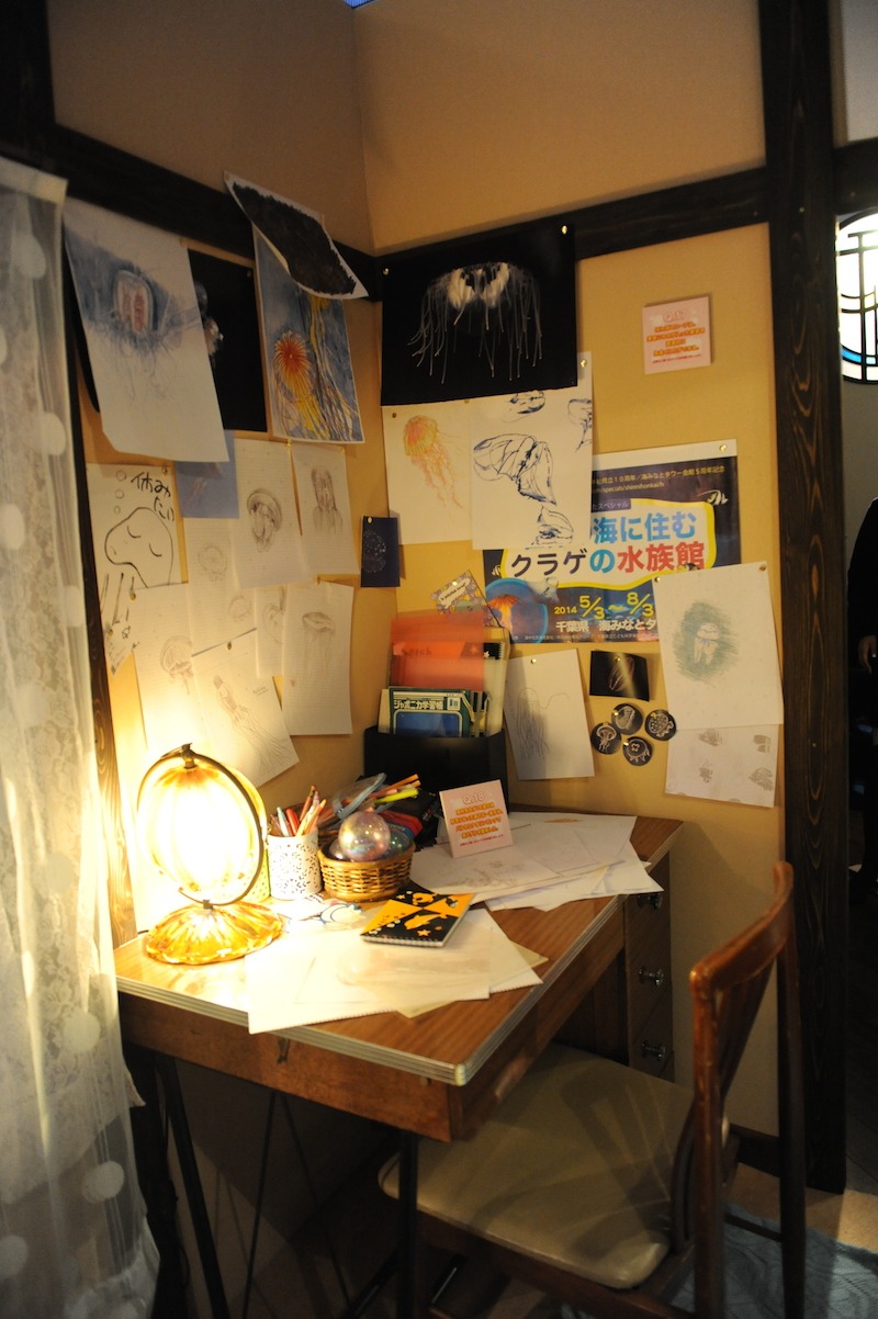月海の部屋。