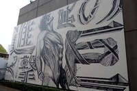 「進撃の巨人展」の様子。 (c)諫山創・講談社/「進撃の巨人展」製作委員会