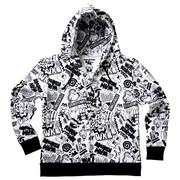 「わんころべえ 総柄パーカー」