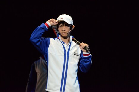 越前リョーマ役の古田一紀。