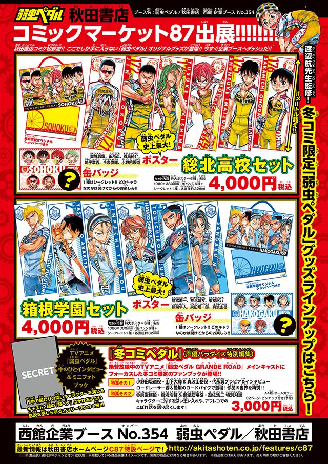 コミックマーケット87での出展内容。