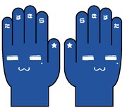 「らき☆すた」手袋。(c)美水かがみ／KADOKAWA