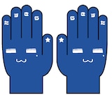 「らき☆すた」手袋。(c)美水かがみ/KADOKAWA