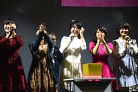 プレゼント抽選会の様子。