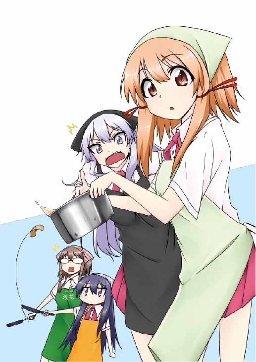 「彩陽女子高食物調理科」のカット。