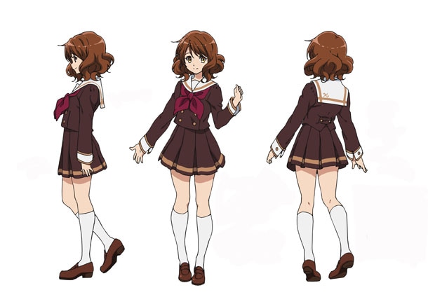 黄前久美子の設定画。(c)武田綾乃・宝島社／『響け！』製作委員会