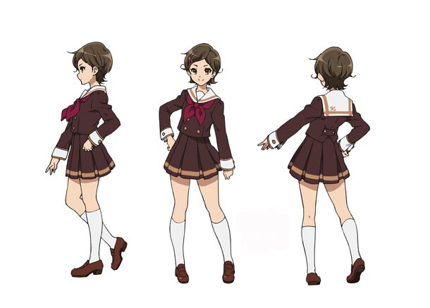 川島緑輝の設定画。(c)武田綾乃・宝島社／『響け！』製作委員会