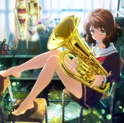 TVアニメ「響け！ユーフォニアム」のキービジュアル。(c)武田綾乃・宝島社／『響け！』製作委員会