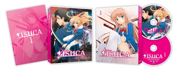 「ISUCA-イスカ-」Blu-rayとDVD限定版1巻の特典展開図。(c)2014 高橋脩/KADOKAWA 角川書店刊/ISUCA製作委員会