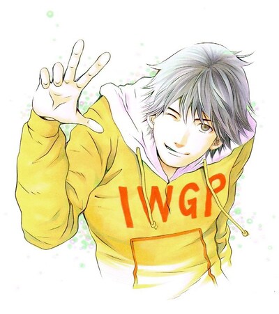 きたがわ翔が描いた「池袋ウエストゲートパーク」の主人公マコト。