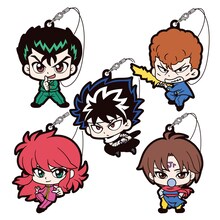 「幽☆遊☆白書 デフォルメラバーストラップ」全5種 原作／冨樫義博「幽☆遊☆白書」(集英社「ジャンプコミックス」刊) (c)Yoshihiro Togashi 1990年-1994年 (c)ぴえろ／集英社