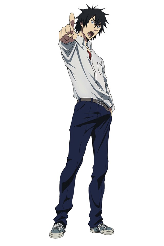 麻生羽呂原作による「今際の国のアリス」OVAのカット。