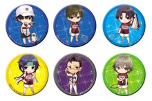 「缶バッジ」（全6種）(c)許斐 剛／集英社・NAS・新テニスの王子様プロジェクト