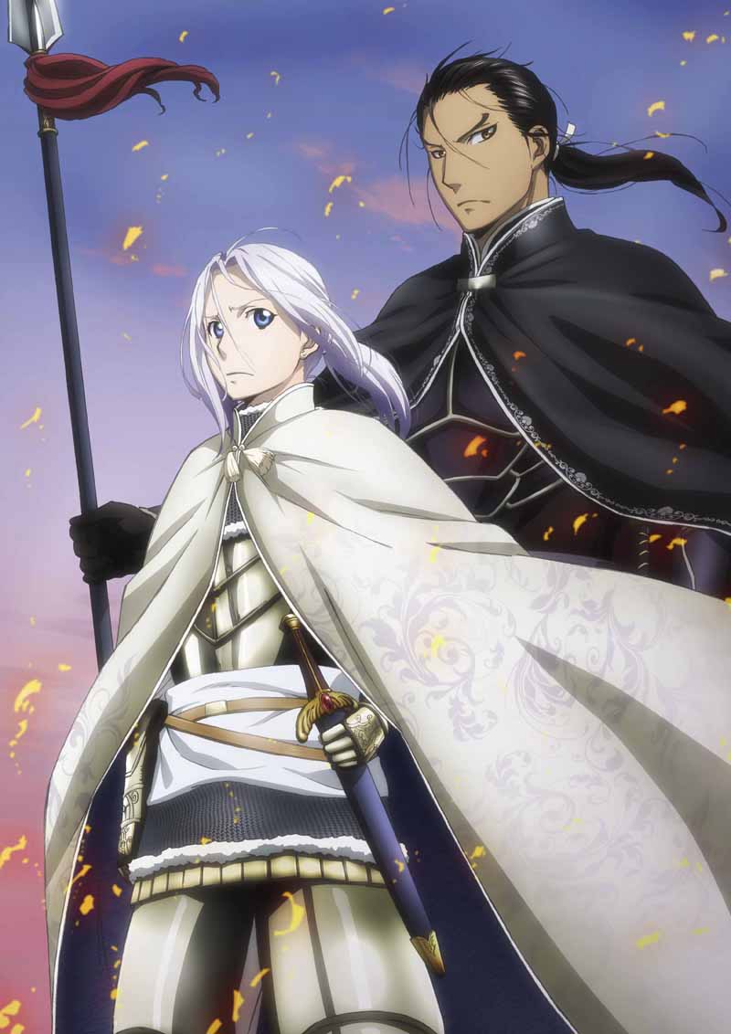 アニメ「アルスラーン戦記」キービジュアル (c)2015 荒川弘・田中芳樹・講談社/「アルスラーン戦記」製作委員会・MBS