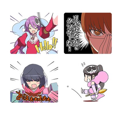 「神のみぞ知るセカイ」LINEスタンプ (c)Tamiki Wakaki/Shogakukan