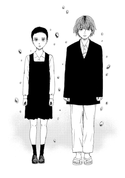 押見修造が映画「チョコリエッタ」に寄せたイラスト。(c)寿々福堂／アン・エンタテインメント