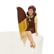 「レモンとフチ子」はフチ子の衣装だけでなく、レモンもチョコがけされたオシャレな姿に。(c)タナカカツキ / KITAN CLUB