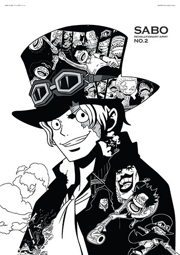 H賞：クリアポスターの1種。(c)尾田栄一郎／集英社・フジテレビ・東映アニメーション