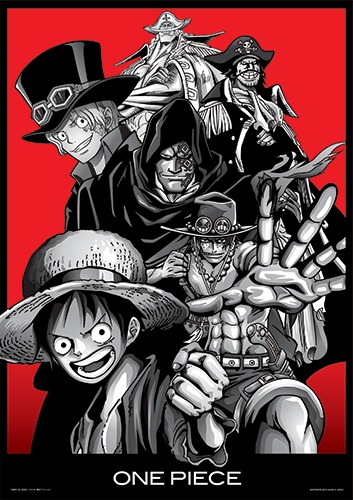 H賞：クリアポスターの1種。(c)尾田栄一郎／集英社・フジテレビ・東映アニメーション