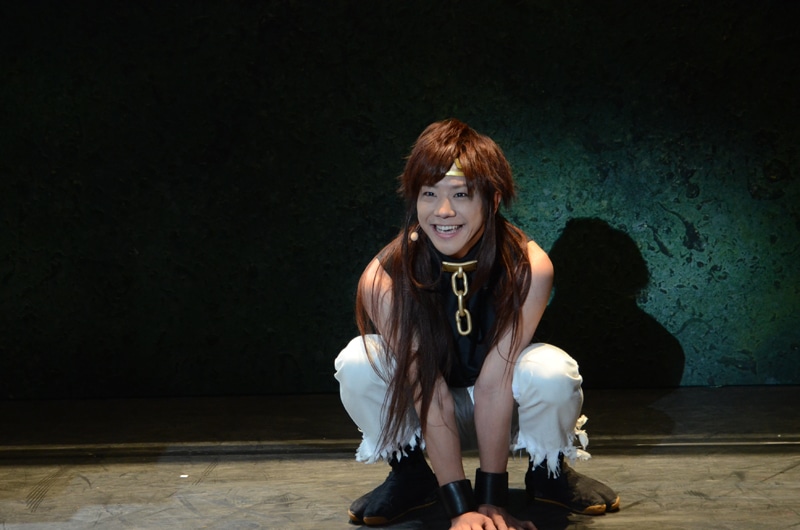 「最遊記歌劇伝 ―Burial―」より、椎名鯛造演じる孫悟空。(c)峰倉かずや・一迅社／最遊記歌劇伝公司 2014