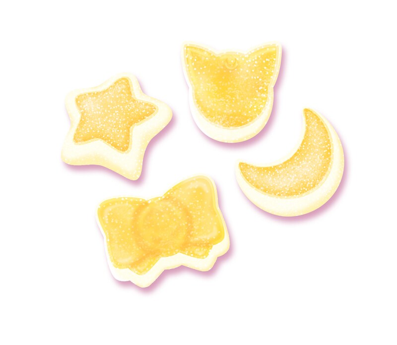 グミの形は4種類。(c)武内直子・PNP・東映アニメーション