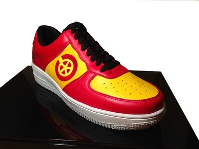 「弱虫ペダル PU レザー スニーカー 総北カラー / 巻島モデル」