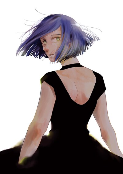 ヤマシタトモコの新シリーズ「WHITE NOTE PAD」カット。