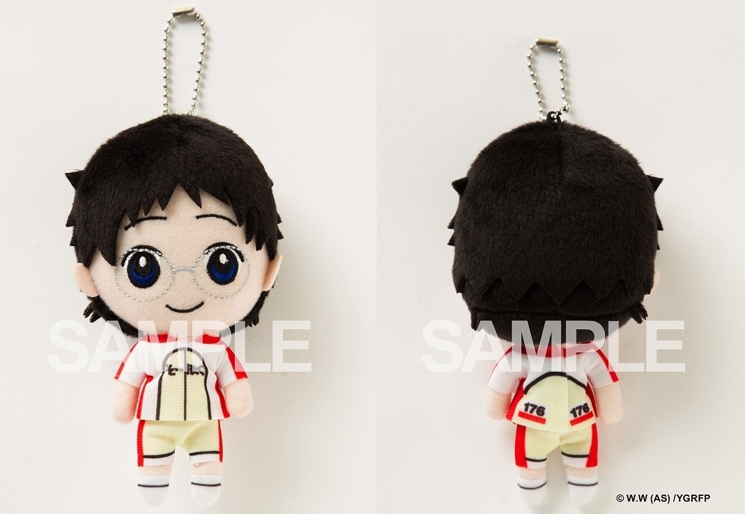 小野田のぬいぐるみキーホルダー。(c)渡辺航（週刊少年チャンピオン）／弱虫ペダルGR製作委員会