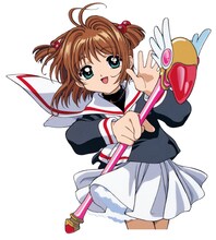 「カードキャプターさくら」より、制服姿のさくら。(c)CLAMP・ST・講談社/NHK・NEP