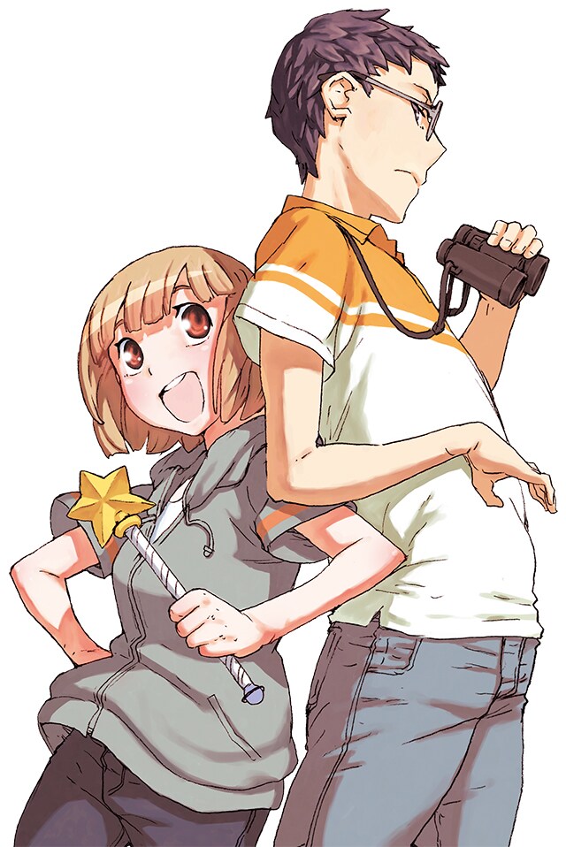 大野ツトムの新連載「茄子とアルタイル」のカット。