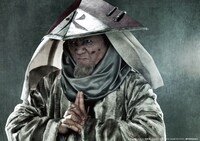 三代目火影に扮した平川和宏。(c)岸本斉史 スコット／集英社 (c)ライブ・スペクタクル「NARUTO-ナルト-」製作委員会2015