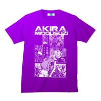 「弱虫ペダル インパクトシーン Ｔシャツ 京都伏見 / 御堂筋翔」パープル