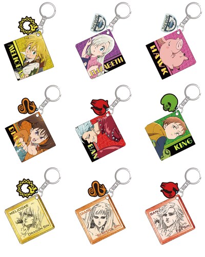 「七つの大罪 トレーディングパラパラストラップ」