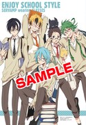 月刊コミックジーン2月号付録の「SERVAMP-サーヴァンプ-」クリアファイル。