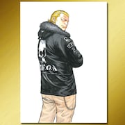 「河内鉄生 直筆サイン入り複製原画」告知ビジュアル